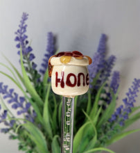 Glass Honey Pot