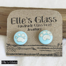 Paw Print Studs