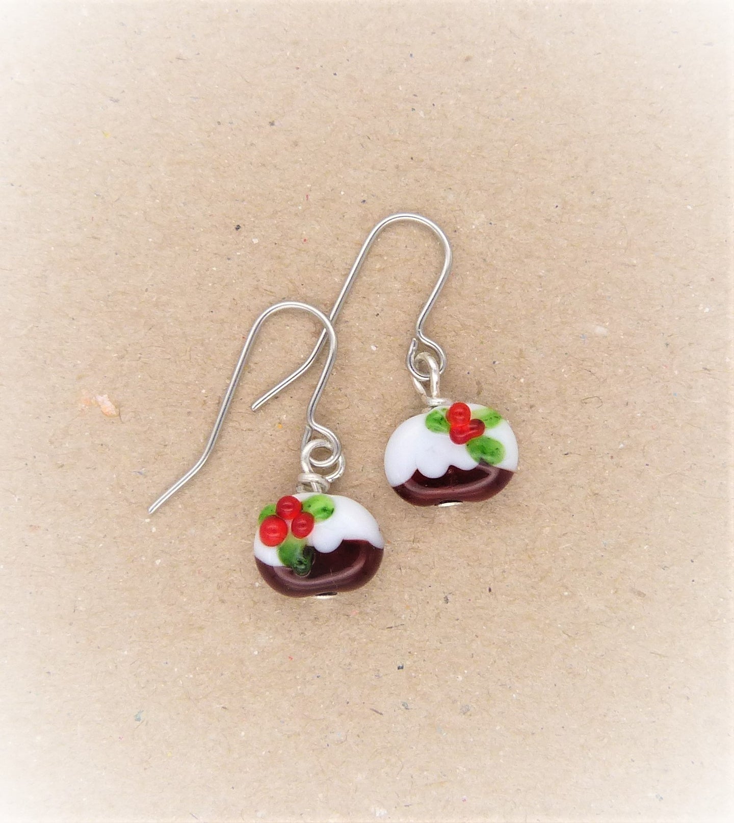 Christmas pudding earrings hotsell