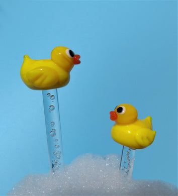 Mini Glass Rubber Ducky